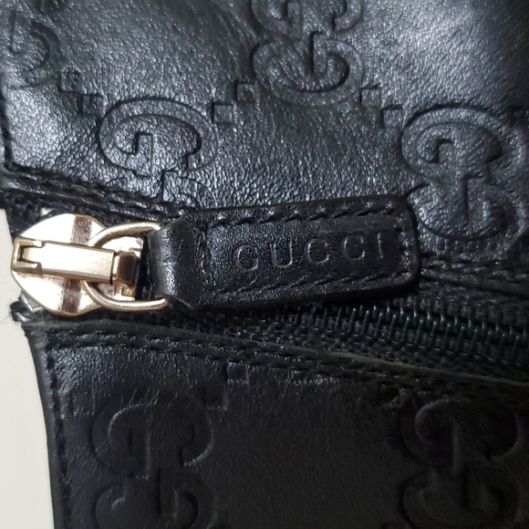 Gucci | Black Leather Ankle Boots Sz 37C - Picture 6 of 13